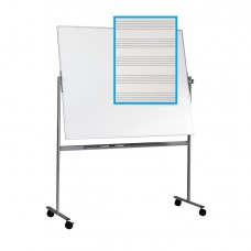 Mobil dubbelsidig Musiktavla med notlinjer